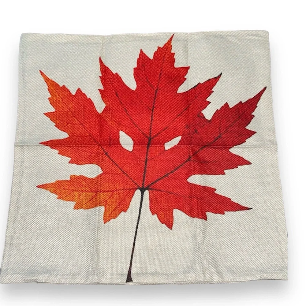 Fall Leaves Pillow Cover Set of 2 - NEW
